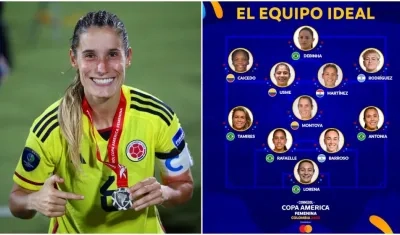 Daniela Montoya, en el equipo ideal.