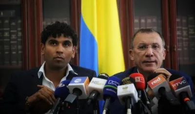 David Racero y Roy Barreras, presidentes del Congreso.