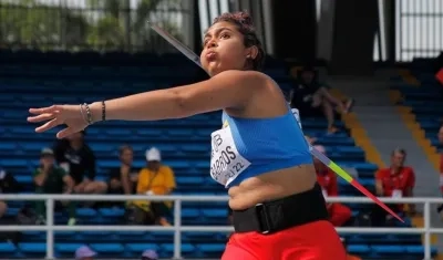 Valentina Barrios, atleta del Atlántico. 