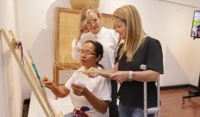 La gobernadora del Atlántico, Elsa Noguera.