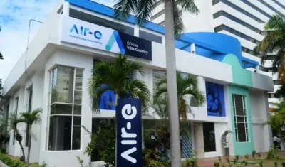 Fachada de Air-e en Barranquilla.