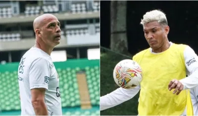 Mayer Candelo y Teófilo Gutiérrez. 