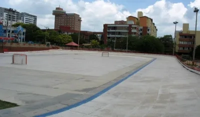 Patinódromo Rafael Naranjo, sede del evento. 