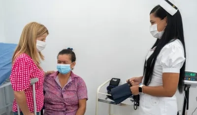 La gobernadora del Atlántico, Elsa Noguera.