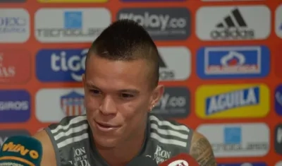 Walmer Pacheco, jugador de Junior. 