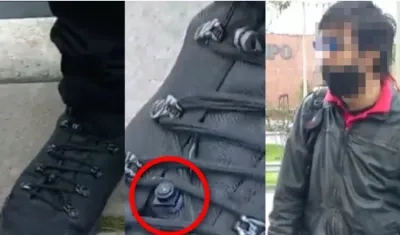 Captura de pantalla del video de la denunciante. 