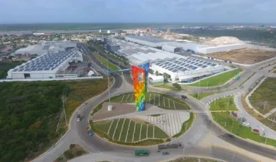 Planta de Tecnoglass de Barranquilla.