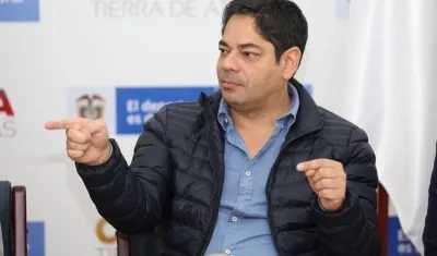 Guillermo Herrera, ministro del Deporte. 
