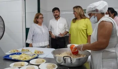 El Alcalde de Barranquilla, Jaime Pumajero.