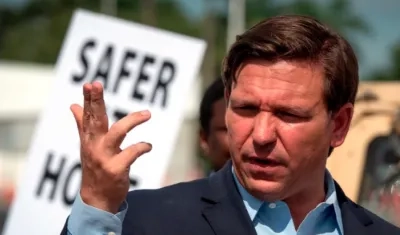 El gobernador de Florida, Ron DeSantis.