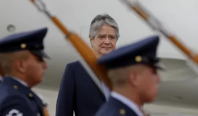 El presidente de Ecuador, Guillermo Lasso.