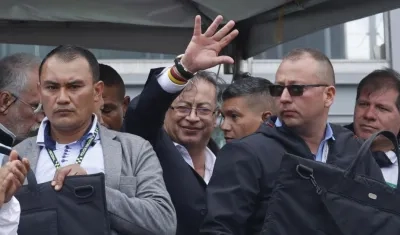 El candidato presidencial Gustavo Petro.