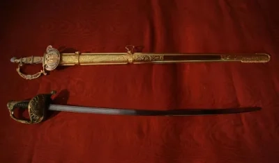 Espada del Libertador Simón Bolívar. 