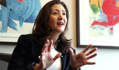 La excandidata presidencial Íngrid Betancourt.