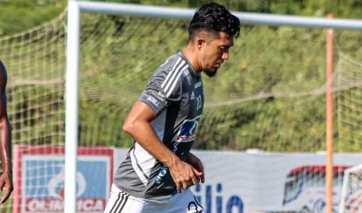 Fernando Uribe, delantero de Junior. 