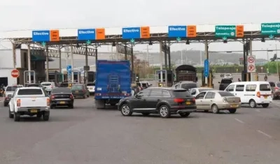 Peaje en concesión en Cartagena.