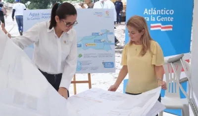 La gobernadora del Atlántico, Elsa Noguera.