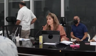 La diputada del Atlántico, Lourdes López.