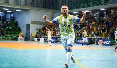 El pastuso Jimmy Benavides marcó para Barranquilleros. 