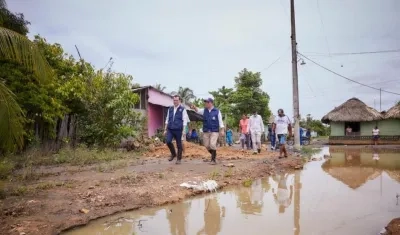 Defensoría del Pueblo en visita a Lorica, Córdoba. 