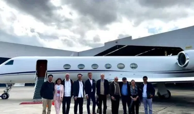 Delegación colombiana en Cuba.