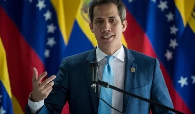 Juan Gauidó, líder opositor del gobierno de Venezuela.