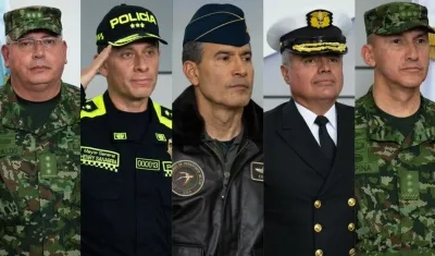 Esta es la nueva cúpula de las Fuerzas Militares y de Policía