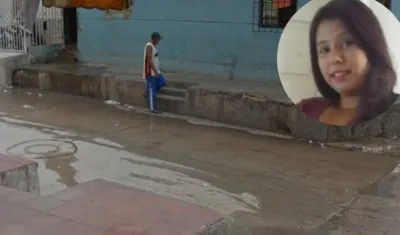 Lugar donde asesinaron a Katerine Andrea Rolon Duque