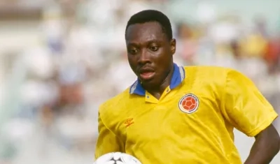 Freddy Rincón, exjugador colombiano. 