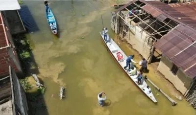 Diez Municipios de Bolívar están en alerta roja por la ola invernal.