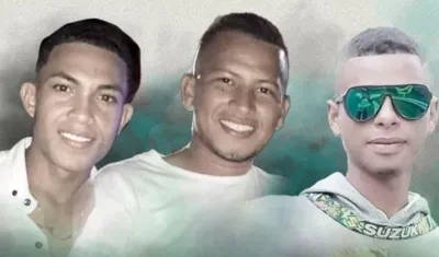 Jóvenes asesinados en Sucre.