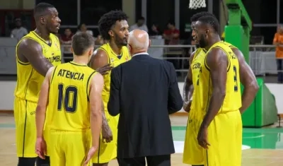 Jugadores de la Selección Colombia de baloncesto. 