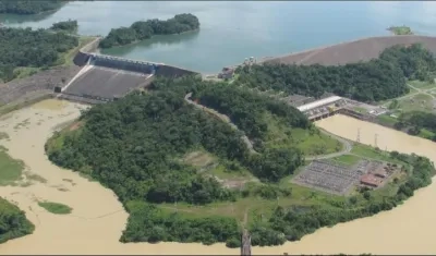 Hidroléctrica de Urrá en el Departamento de Córdoba.