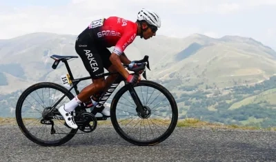 Nairo Quintana, ciclista colombiano. 