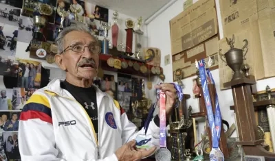 Carlos Arciniegas, atleta colombiano. 