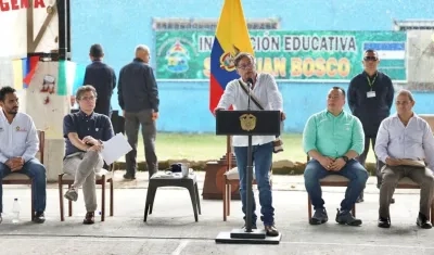 El Presidente de la República, Gustavo Petro.