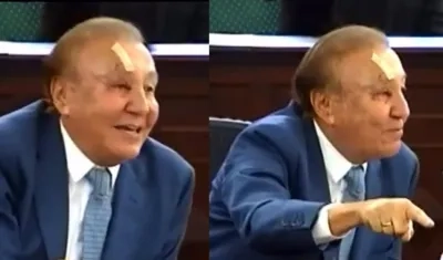 Senador Rodolfo Hernández con sus lesiones.