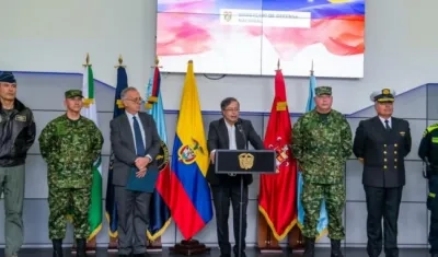 Cúpula militar gobierno de Gustavo Petro.