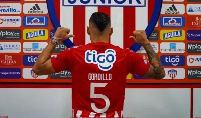 El volante Yeison Gordillo.