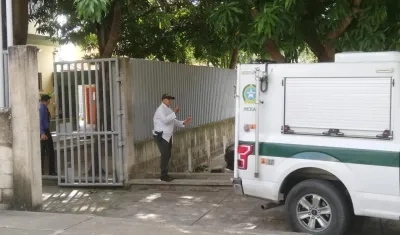 El cuerpo fue ingresado a la sede de Medicina Legal.