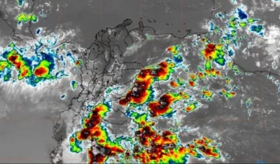 Estado del tiempo en Colombia. 