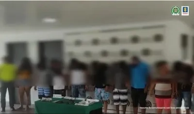 Capturados en redada.