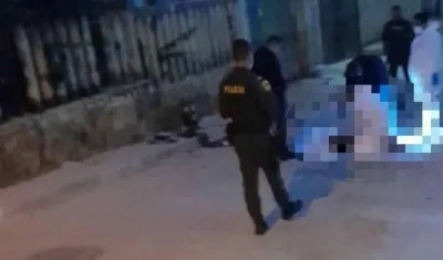 Lugar donde fue asesinado Carlos Mario Vallejo Martínez.