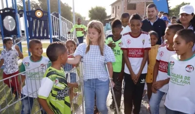 La gobernadora del Atlántico, Elsa Noguera.