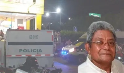 Juan José Rada Aguirre estaba en la parte externa de un almacén de cadena cuando fue alcanzado por una bala. 