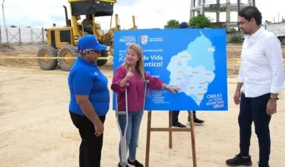 La gobernadora del Atlántico, Elsa Noguera.