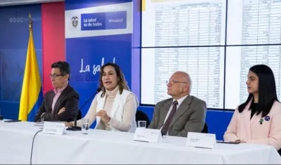 La Ministra de Salud, Carolina Corcho.