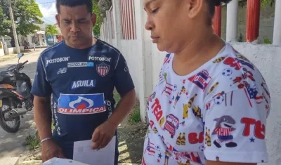 Dianeth Pedroza y su esposo.