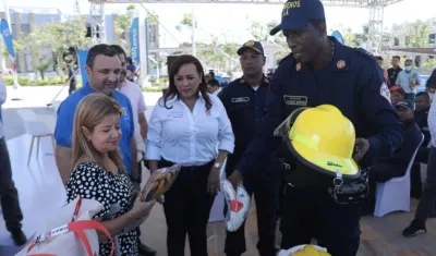 La gobernadora del Atlántico, Elsa Noguera.