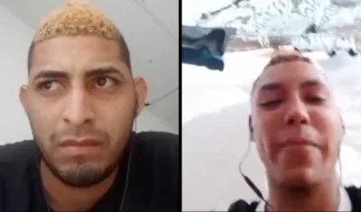 Geovany Ospino Rodríguez, alias ‘Cheo’; y Juan David Simmonds Niebles.